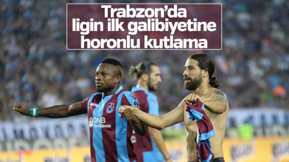 Trabzonspor ligde ilk galibiyetini aldı