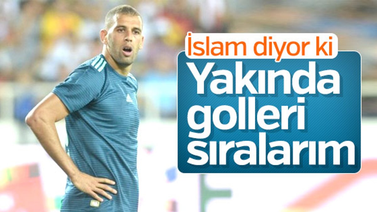İslam Slimani: Bir gol atarsam gerisi gelir