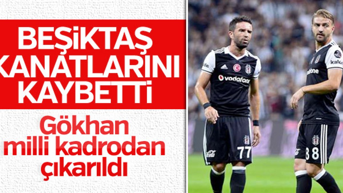 Beşiktaş'ta Caner Erkin ve Gökhan Gönül şoku