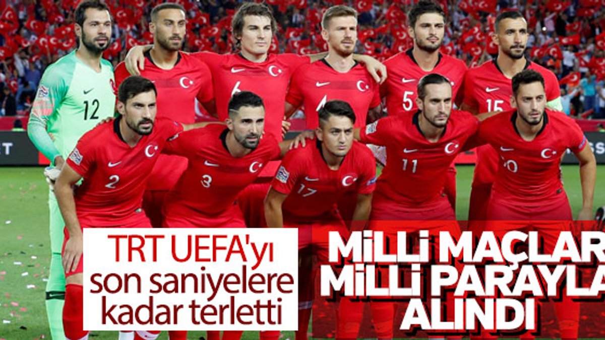 TRT UEFA ile Türk lirası üzerinden anlaşma sağladı