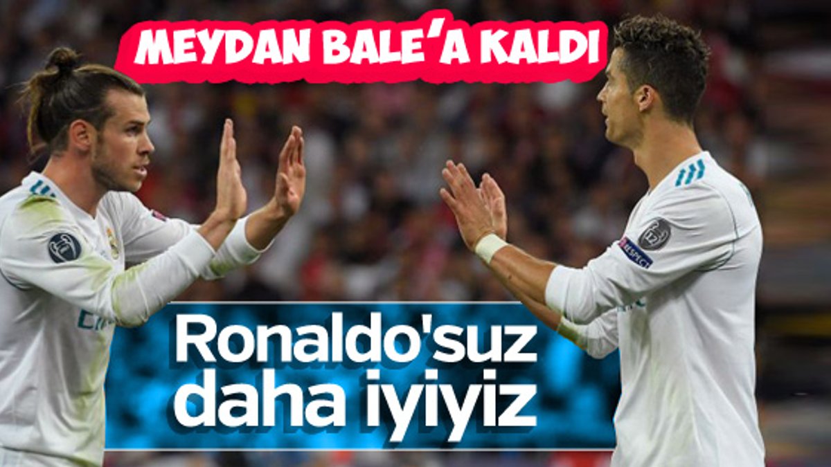 Bale: Ronaldo'suz daha iyi bir takımız