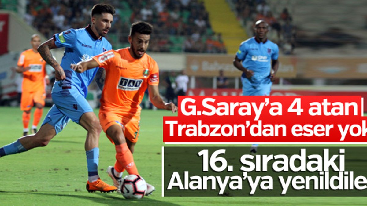 Trabzonspor, Alanya'dan çıkamadı