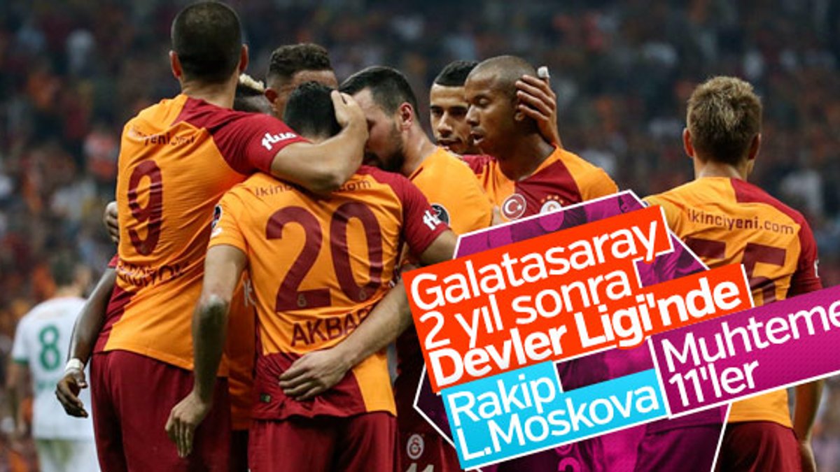 Galatasaray-L.Moskova maçı muhtemel 11'leri