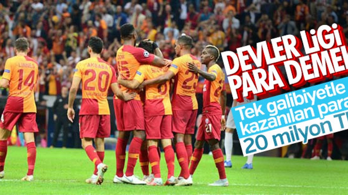 Galatasaray'ın kasasına 20 milyon TL girdi