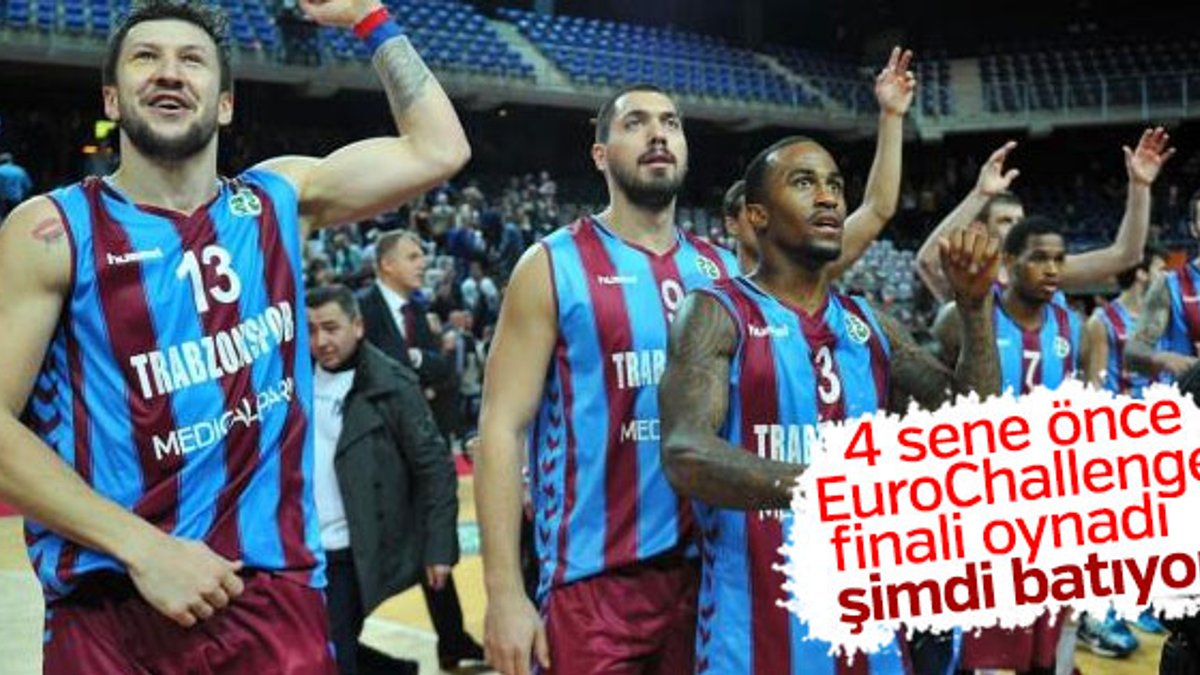 Trabzonspor Basketbol'da yıkım; A Takım durma noktasında
