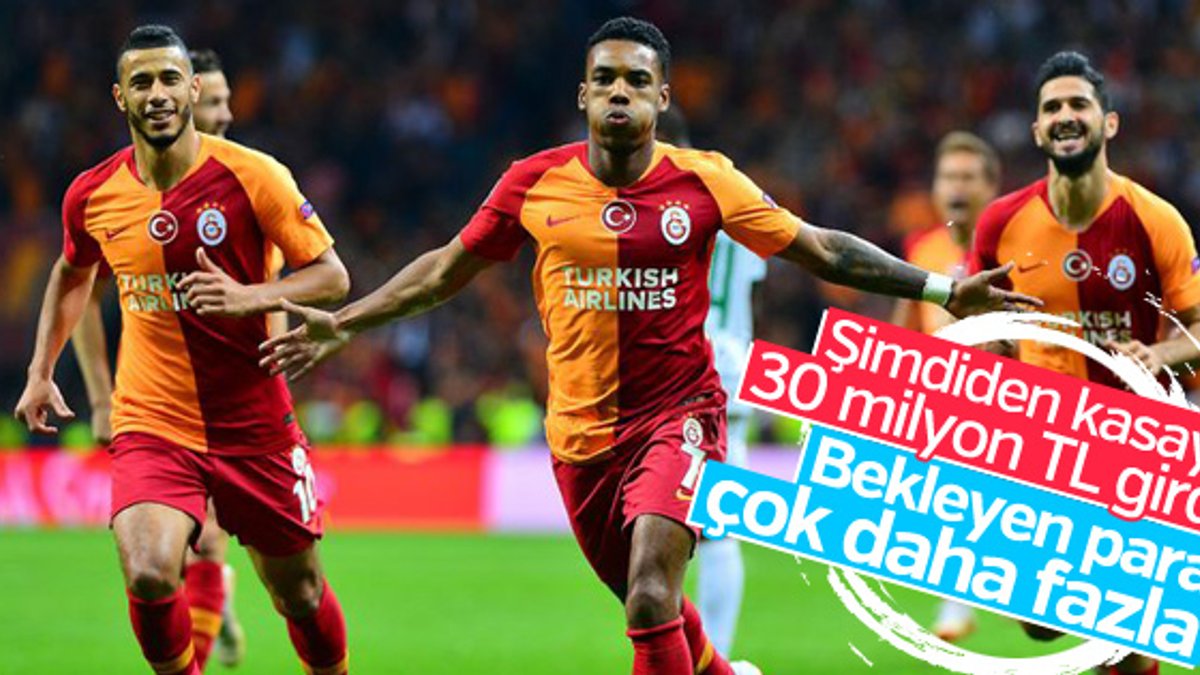 Galatasaray şimdiden 30 milyon TL kazandı