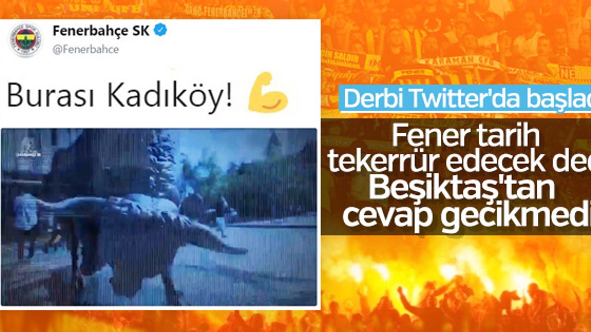 Derbi öncesi F.Bahçe ve Beşiktaş'ın video paylaşımları