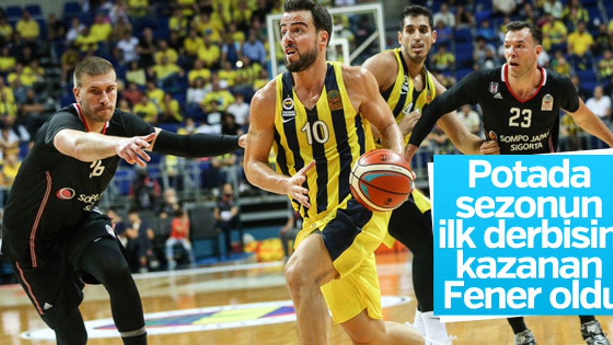 Potadaki derbide kazanan takım Fenerbahçe