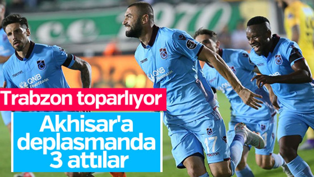 Trabzonspor Akhisar'a 3 attı