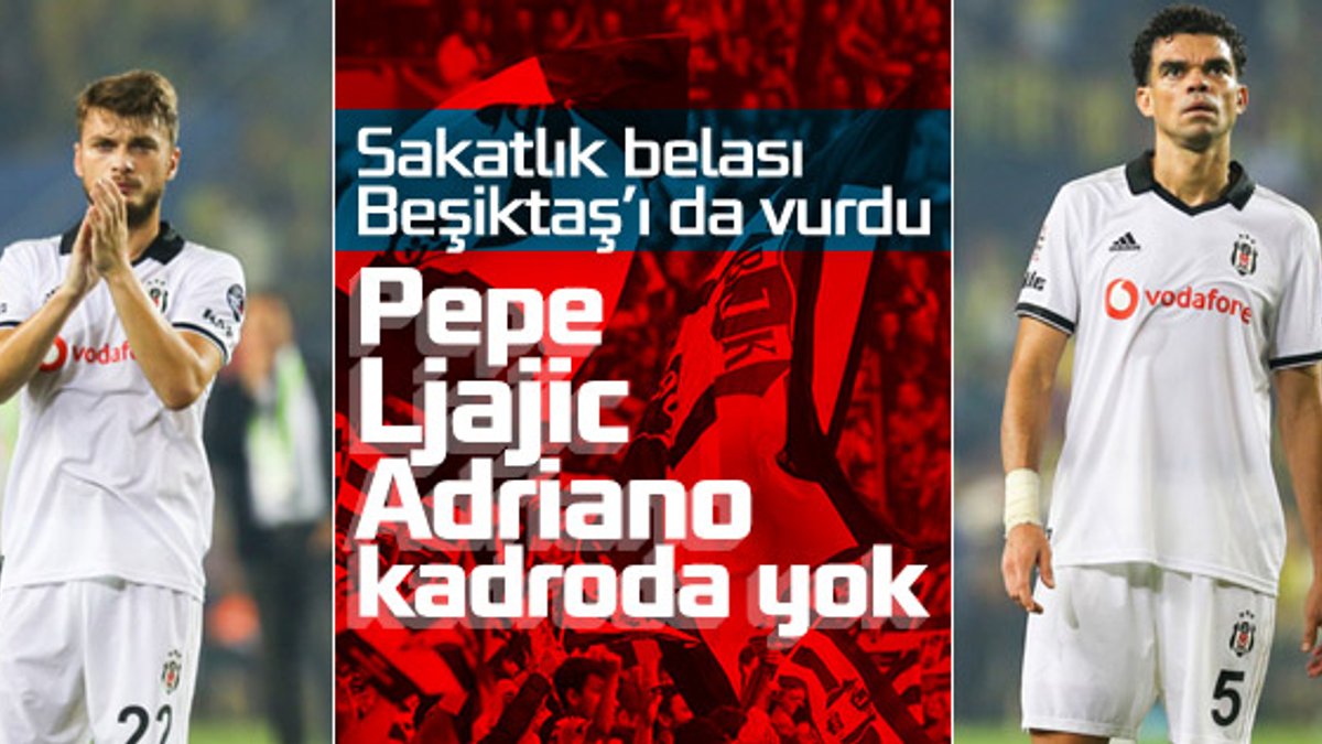 Beşiktaş'ta 4 önemli eksik