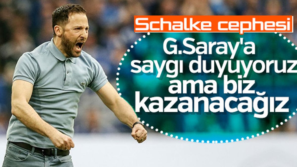 Schalke cephesi galibiyete inanıyor