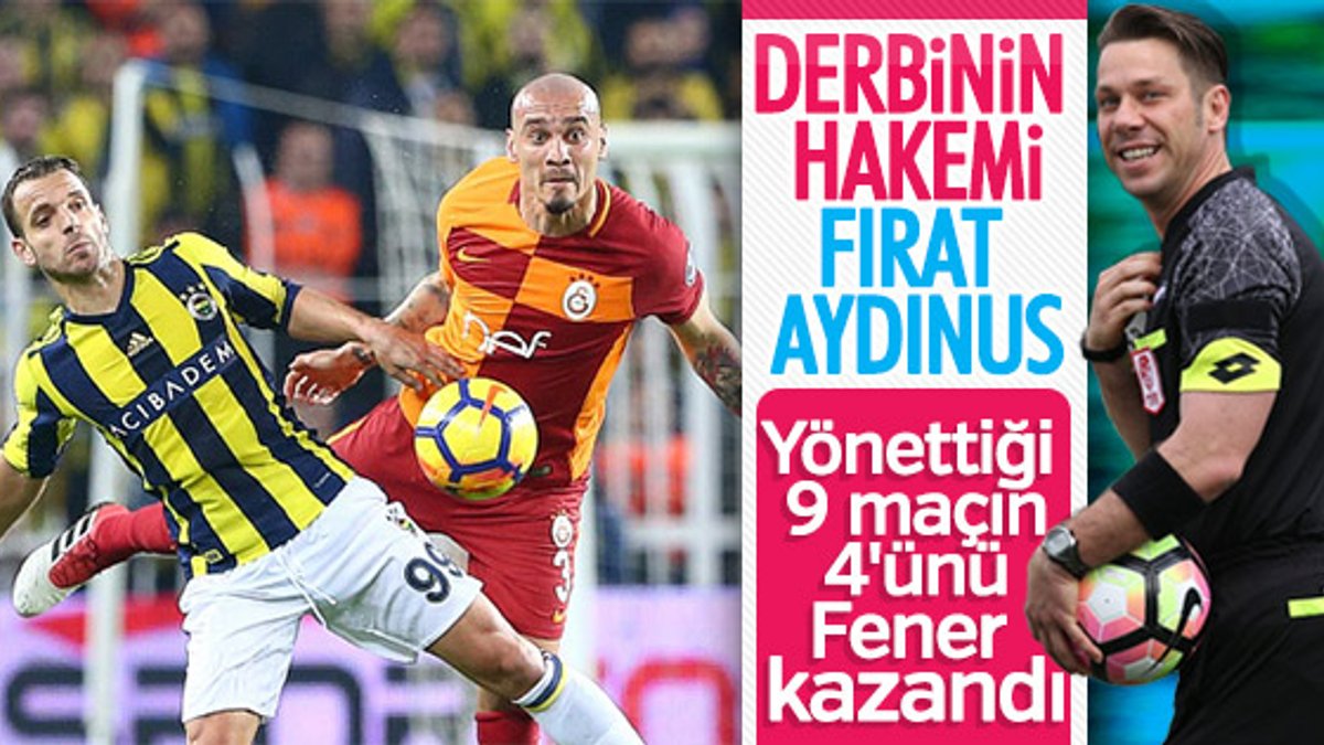 Galatasaray-Fenerbahçe derbisinin hakemi