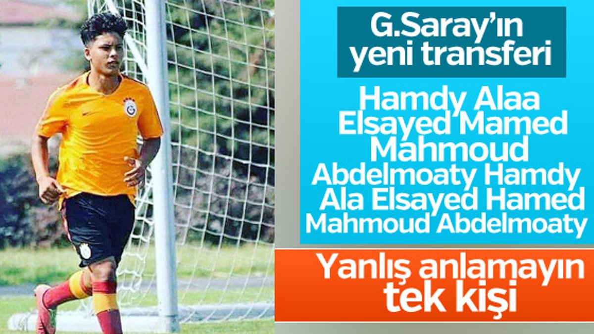 Galatasaray'ın genç transferinin ismi şaşırttı
