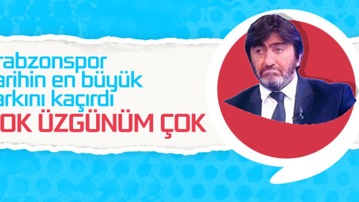 Rıdvan Dilmen: Bir Fenerbahçeli olarak çok üzüldüm