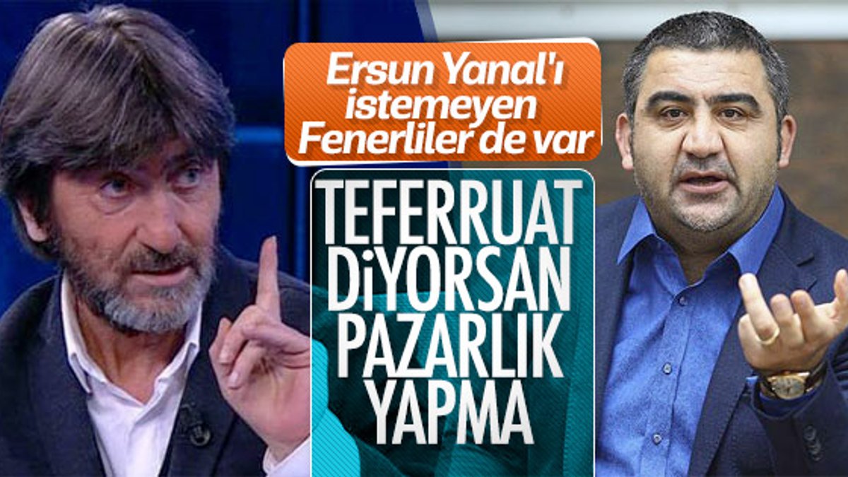 Rıdvan Dilmen ile Ümit Özat'tan Ersun Yanal'a tepki