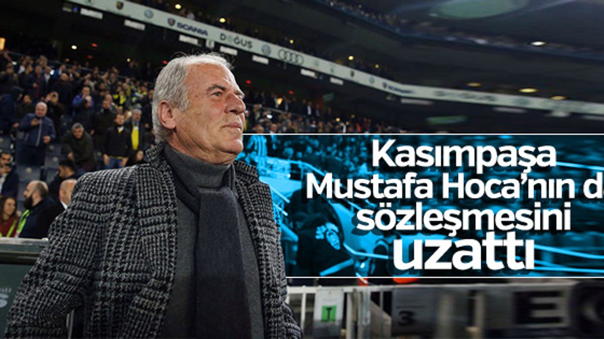 Kasımpaşa Mustafa Denizli'nin de sözleşmesini uzattı
