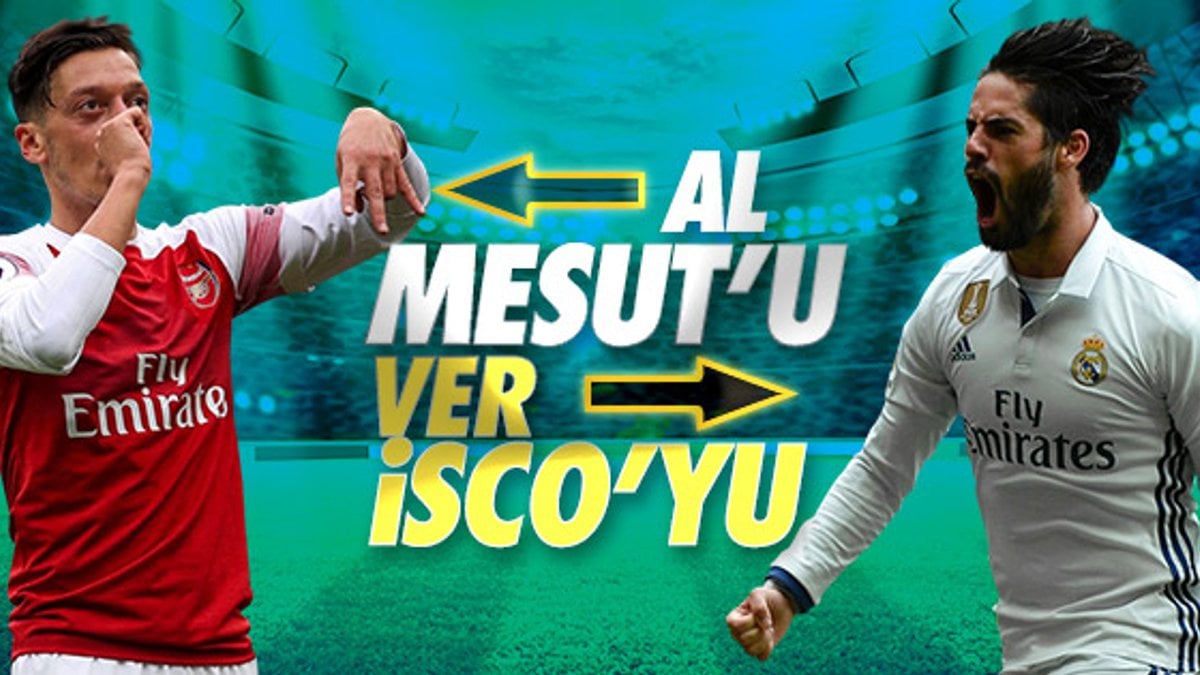 Arsenal, Mesut'la İsco'yu takas etmek istiyor