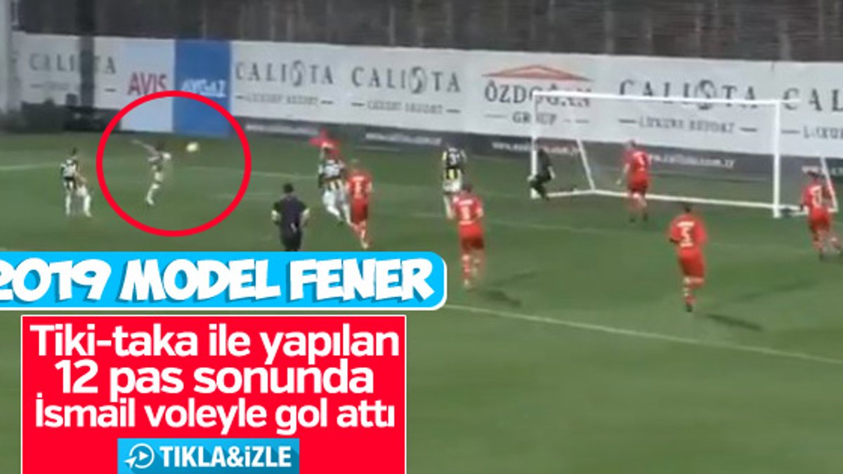 Fenerbahçe'nin 2019'daki ilk golü İsmail'den