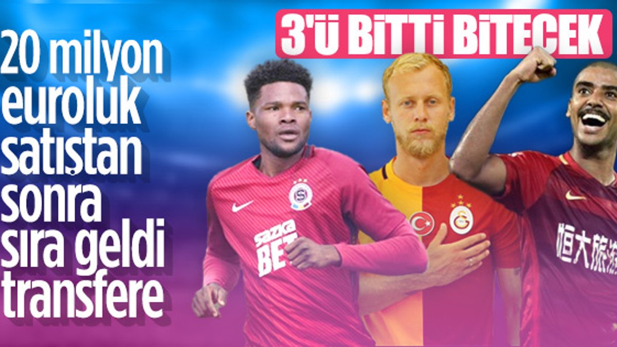 Galatasaray'da 3 transfer yolda