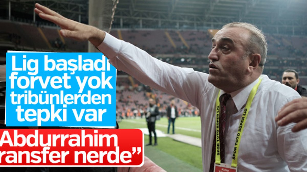 Galatasaray taraftarından tepki: Transfer nerede