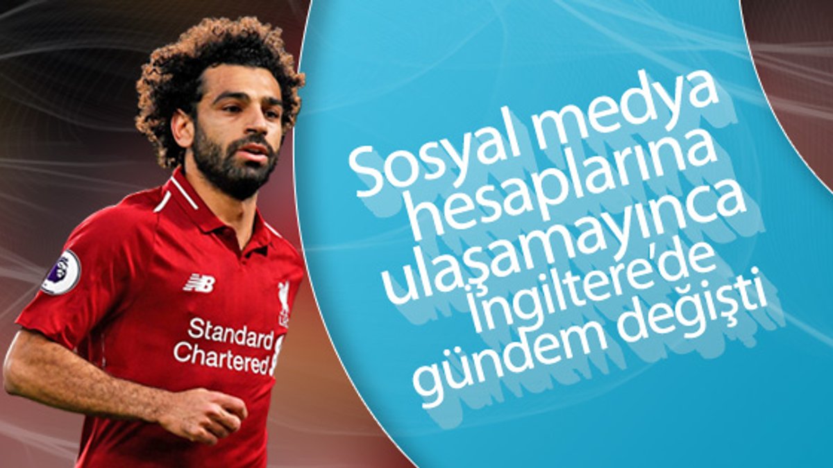 Mohamed Salah'ın sosyal medya hesaplarına erişilemiyor