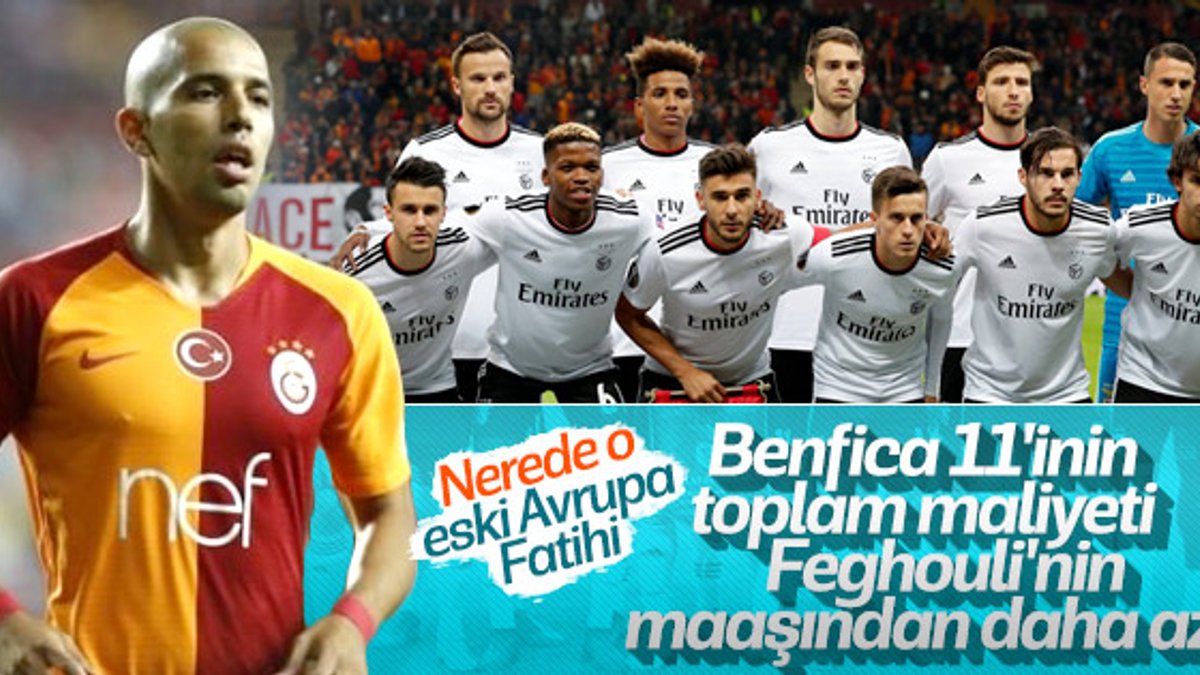 Benfica'nın ilk 11'inin maliyeti Feghouli maaşından az