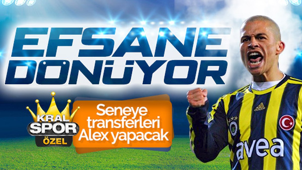 Alex de Souza Fenerbahçe'ye dönüyor