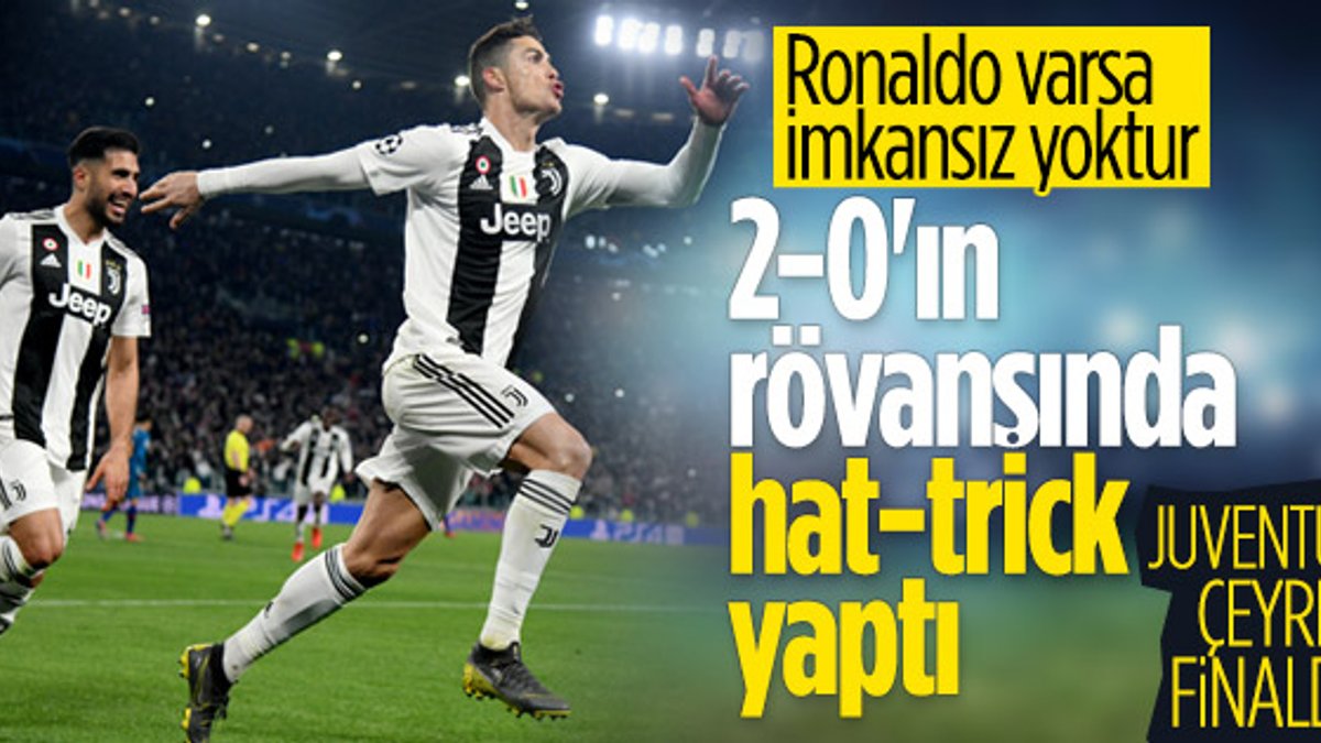 Ronaldolu Juventus çeyrek finalde