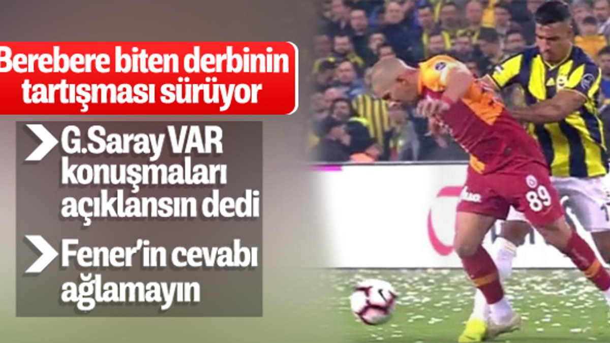 Galatasaray'dan TFF'ye: VAR kayıtları açıklansın