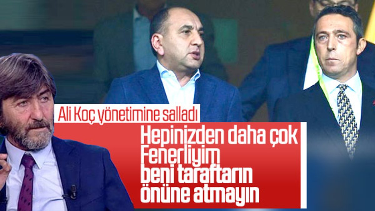 Rıdvan Dilmen'den Semih Özsoy'a yanıt: Dostunuz değilim