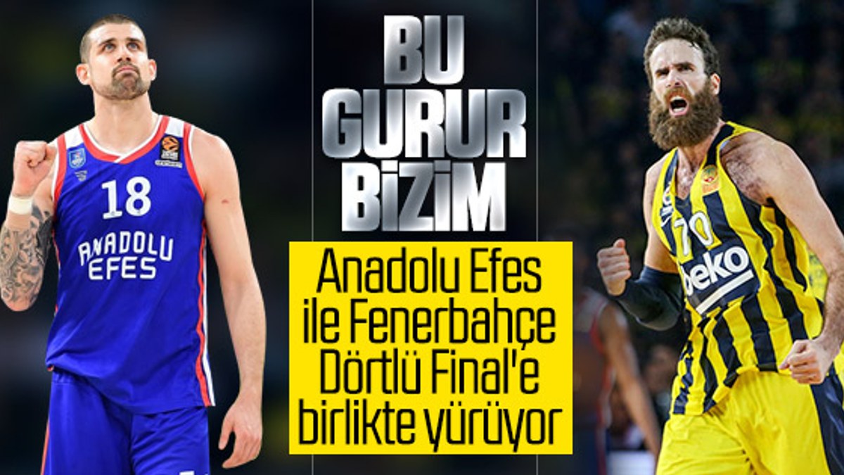 Fenerbahçe ile Anadolu Efes Final-Four'a yakın