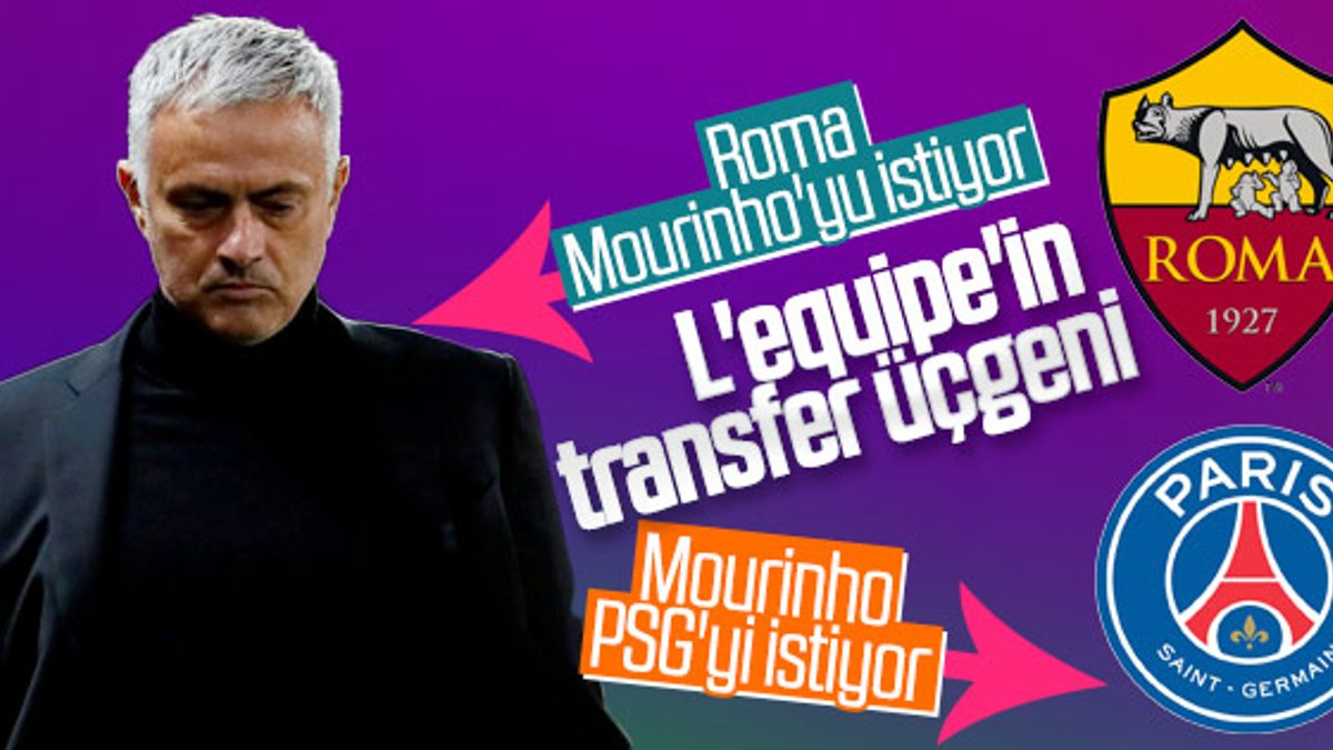 Mourinho için PSG ve Roma devrede