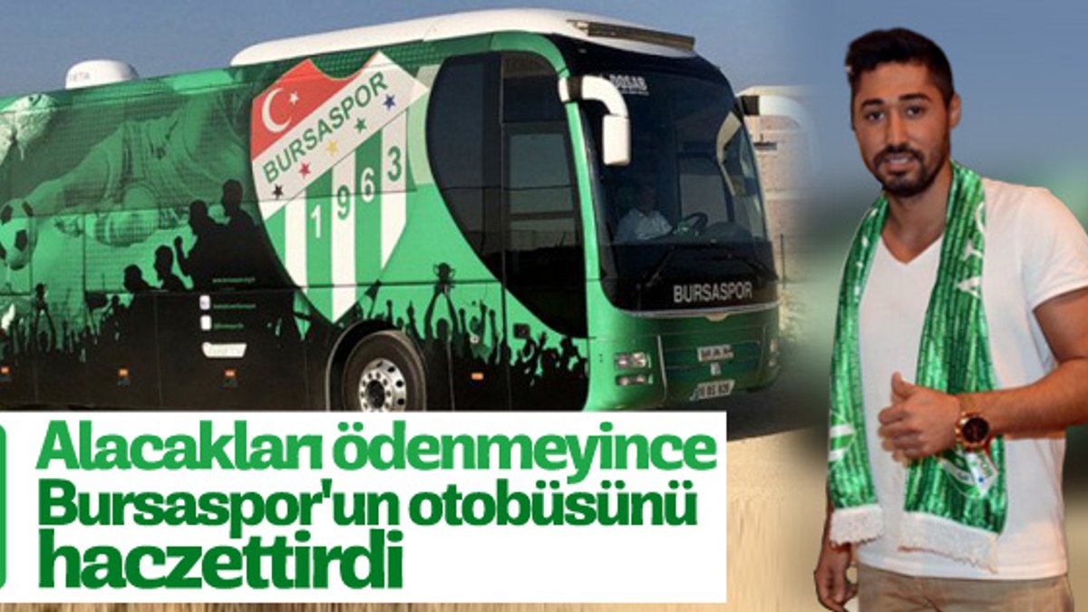 Furkan Özçal Bursaspor'a haciz gönderdi