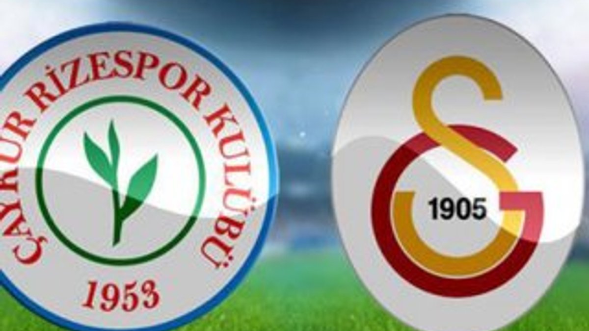 Ç.Rizespor-Galatasaray maçının muhtemel 11'leri