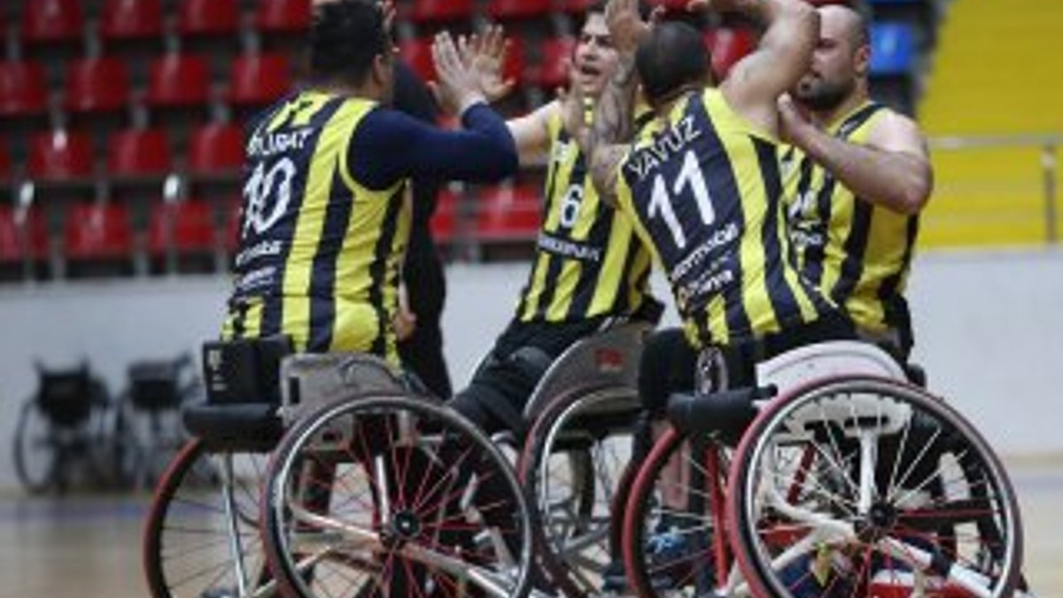 Tekerlekli sandalye basketbolunda şampiyon Fenerbahçe