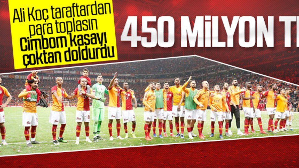 Galatasaray'ın kasasına giren para