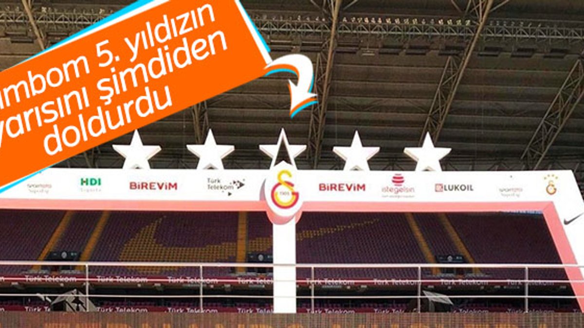 Galatasaray'da 5. yıldız hazırlığı