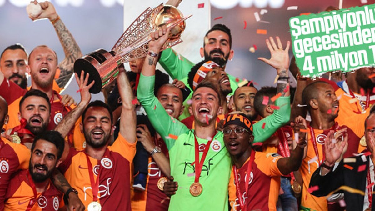 Galatasaray'ın kasasına 4 milyon TL girdi