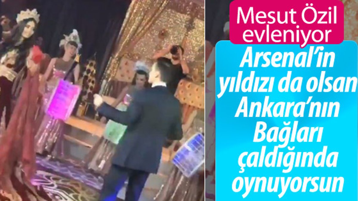 Mesut Özil ve nişanlısı Amine, Ankara'nın Bağları ile oynadı