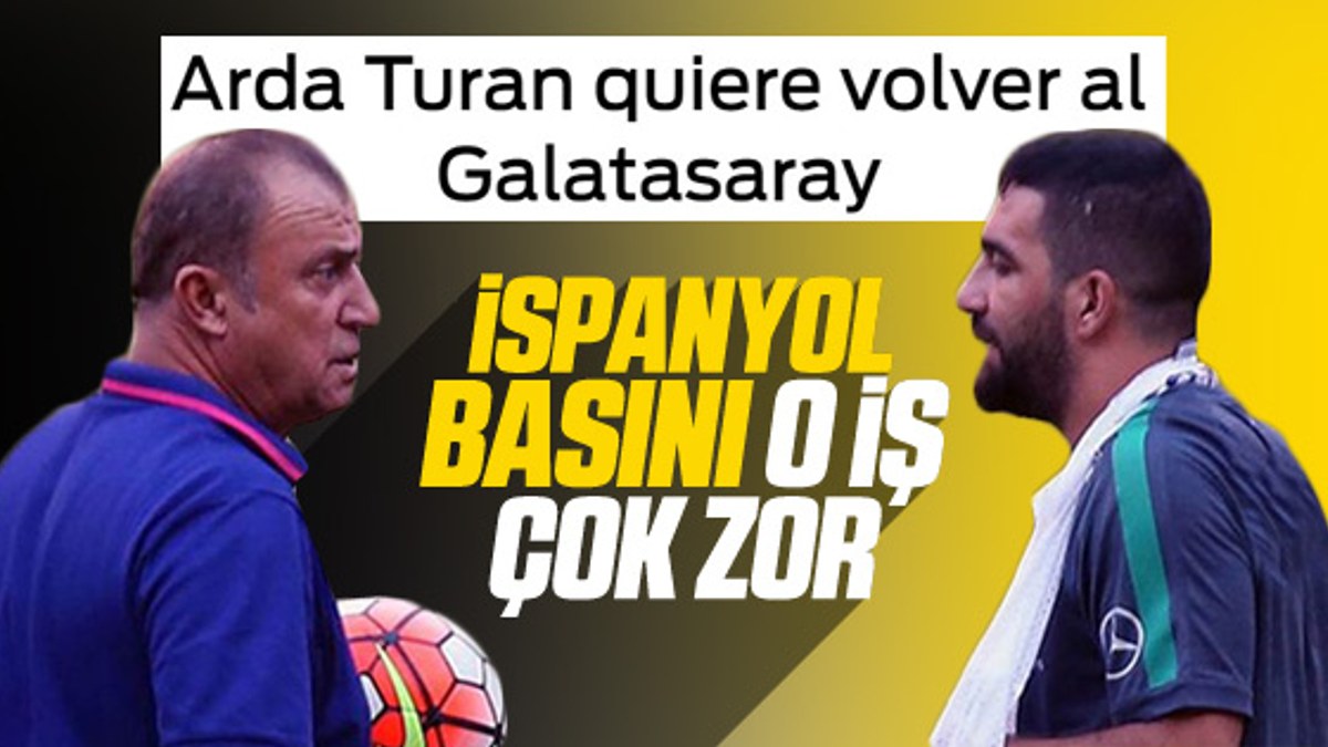 Arda Turan için Galatasaray iddiası