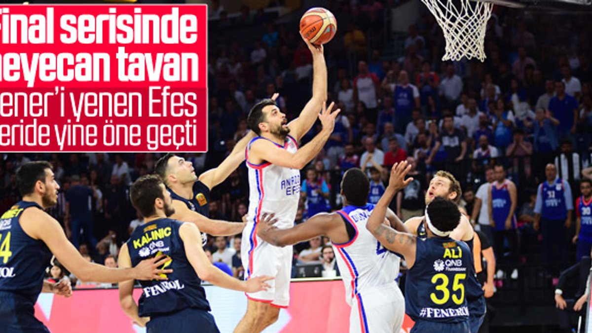 Anadolu Efes seride öne geçti