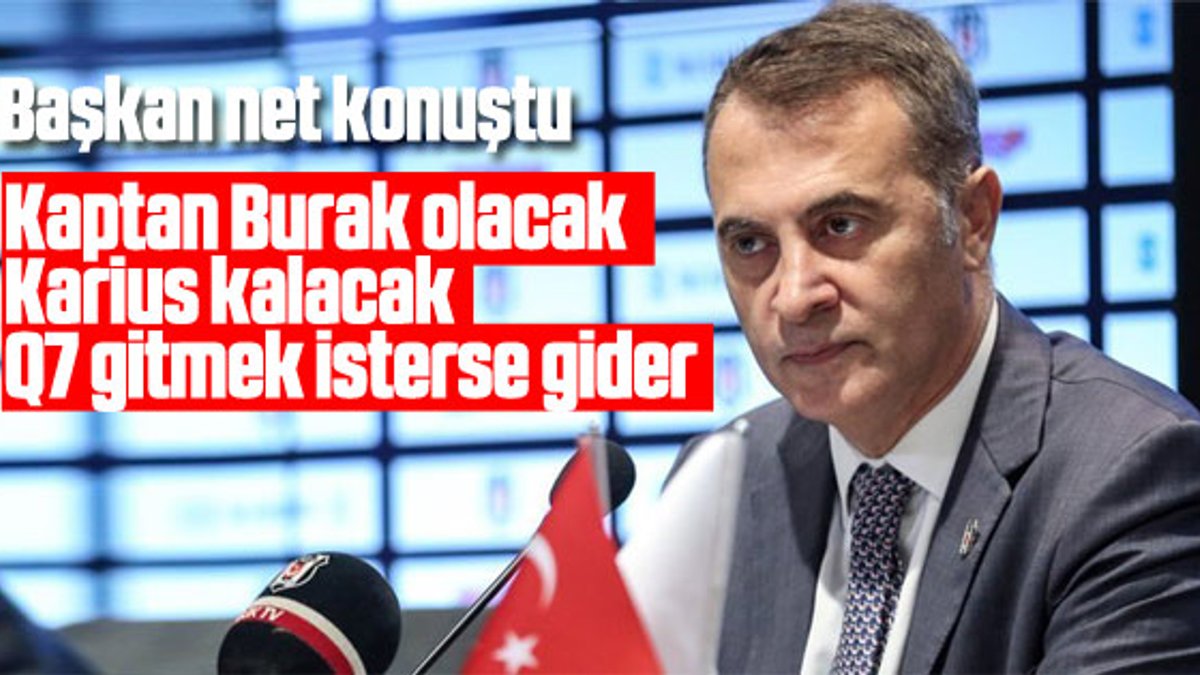 Fikret Orman'dan Beşiktaş gündemine ilişkin açıklamalar