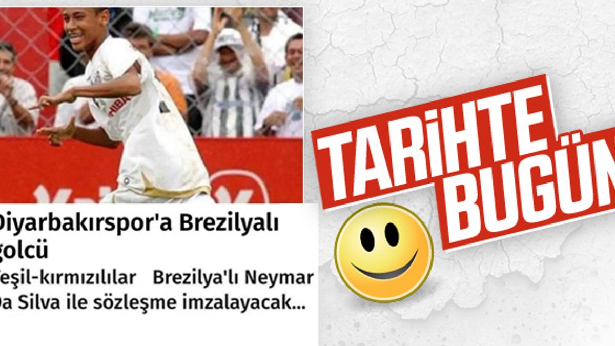 Tarihte Bugün: Neymar Diyarbakırspor'da