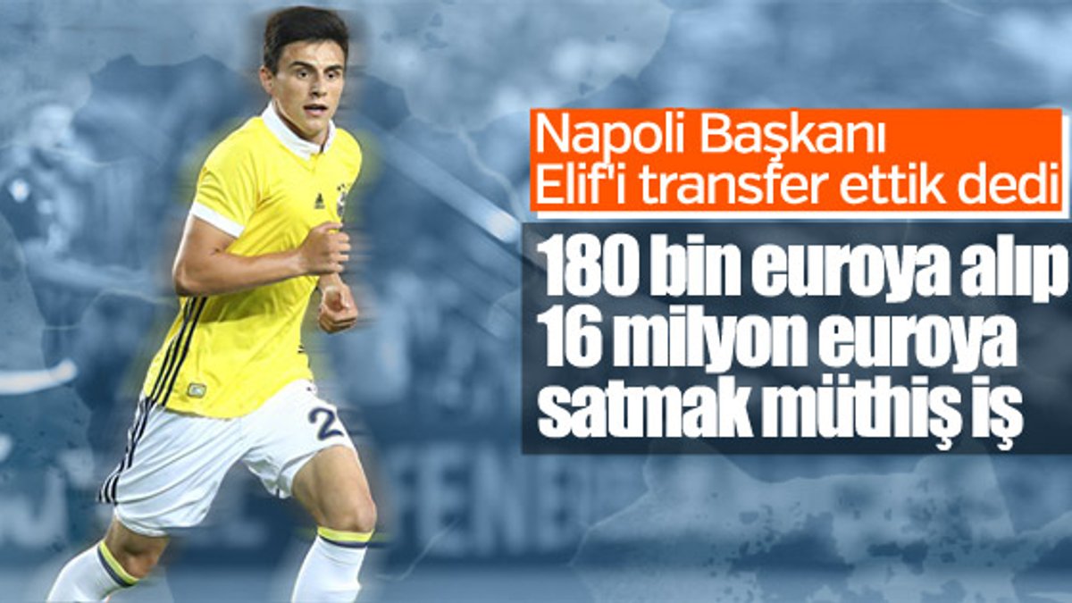 Napoli, Eljif Elmas transferini duyurdu