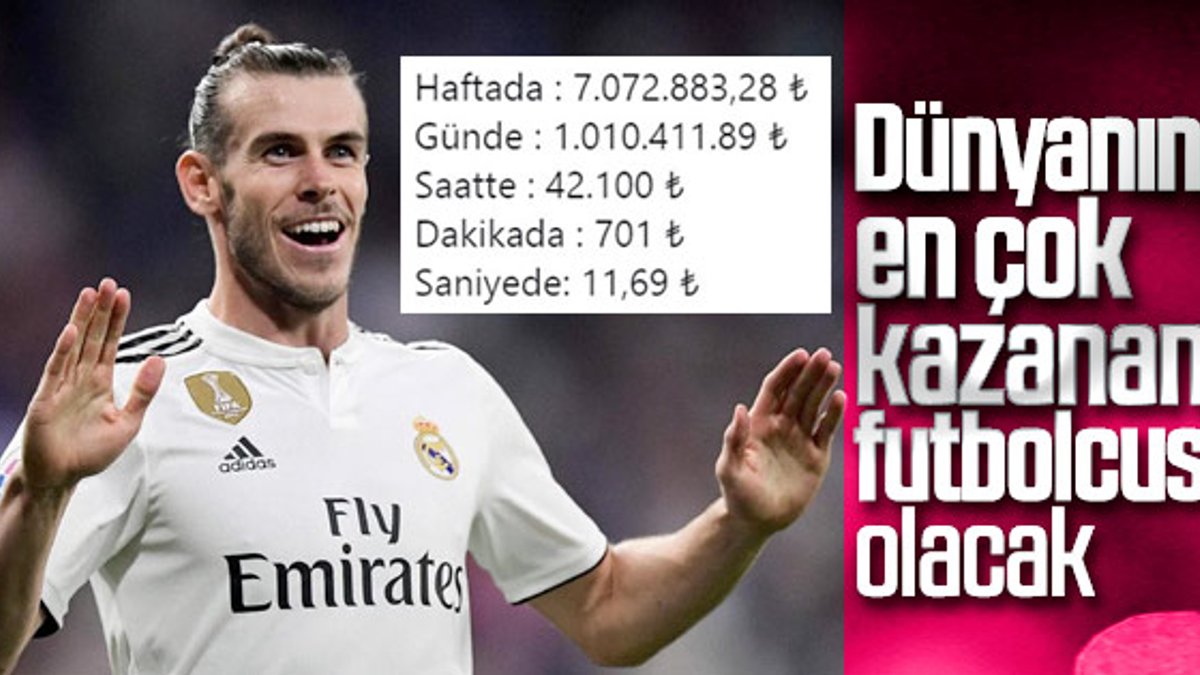 Bale'e çılgın teklif: Haftalık 1 milyon pound