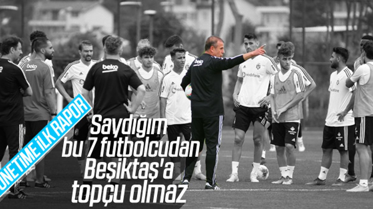 Beşiktaş'ta 7 futbolcu gönderiliyor
