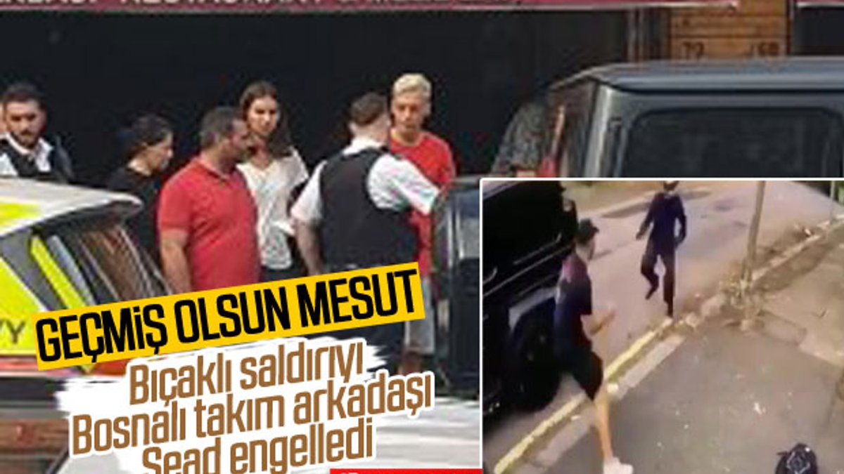 Mesut Özil'e bıçaklı saldırı