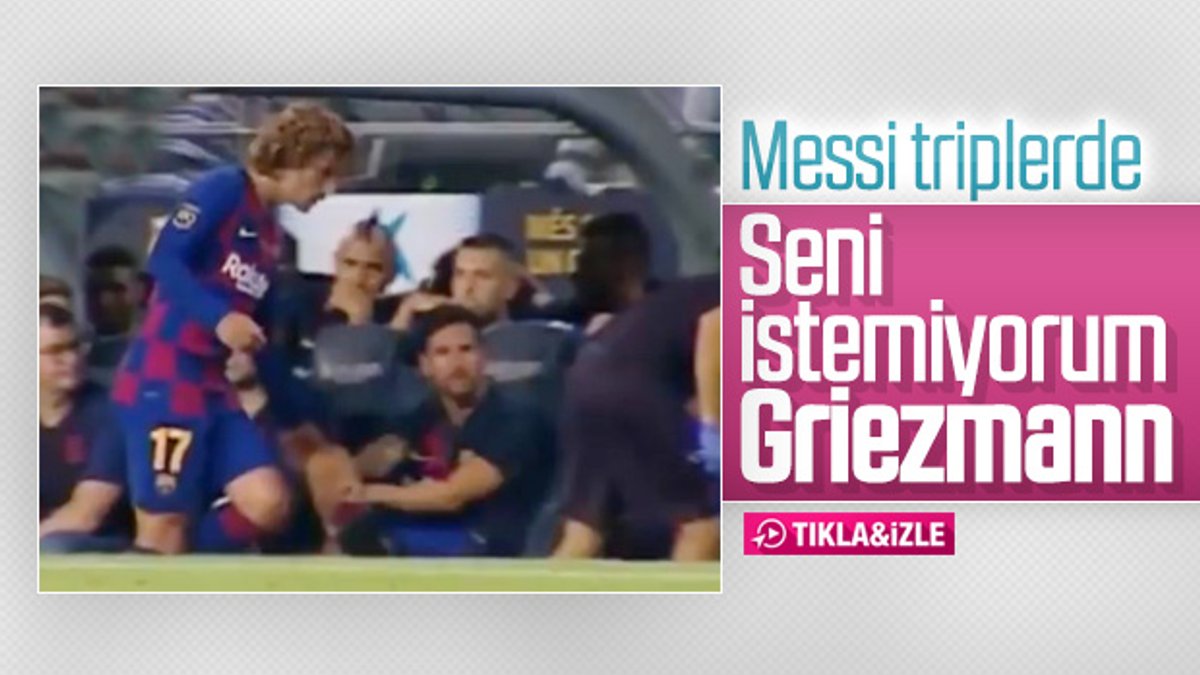 Messi'nin Griezmann'a tepkisi sürüyor