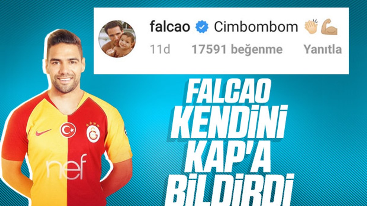Falcao'nun son paylaşımı: Cimbombom
