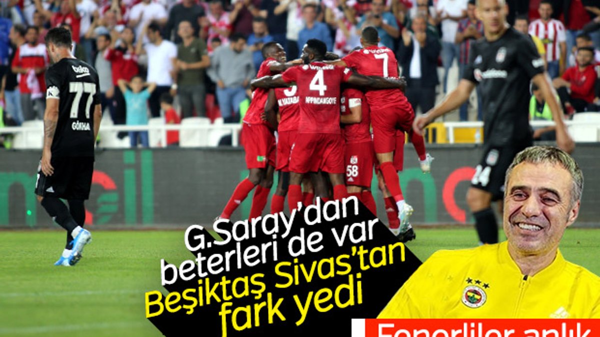 Beşiktaş Sivas'ta dağıldı